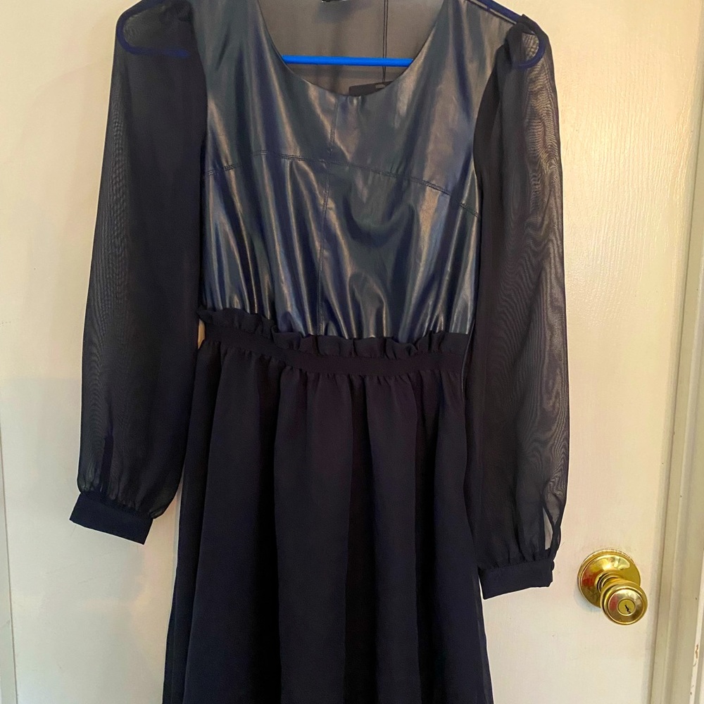 Navy Blue ASOS Petite Dress